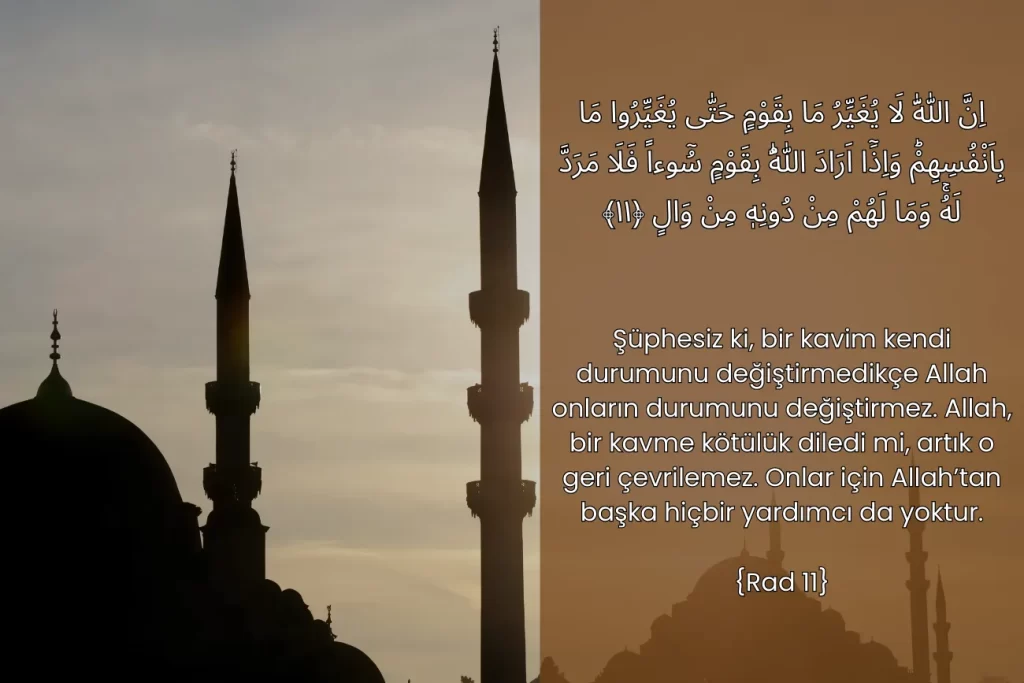 Selefilik ile Şiddet Rad Suresi 11. Ayet
