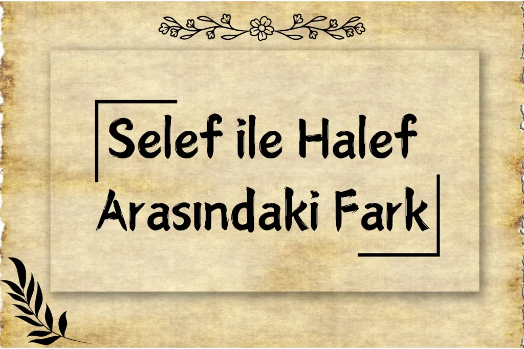 Ben Selefiyim Demenin Yeri