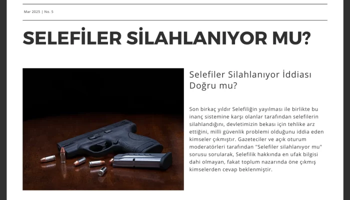 Selefiler Silahlanıyor Mu?